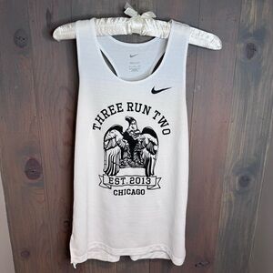 Nike Dri-FIT Three Run Two Chicago Running Club Racerback Tank Small